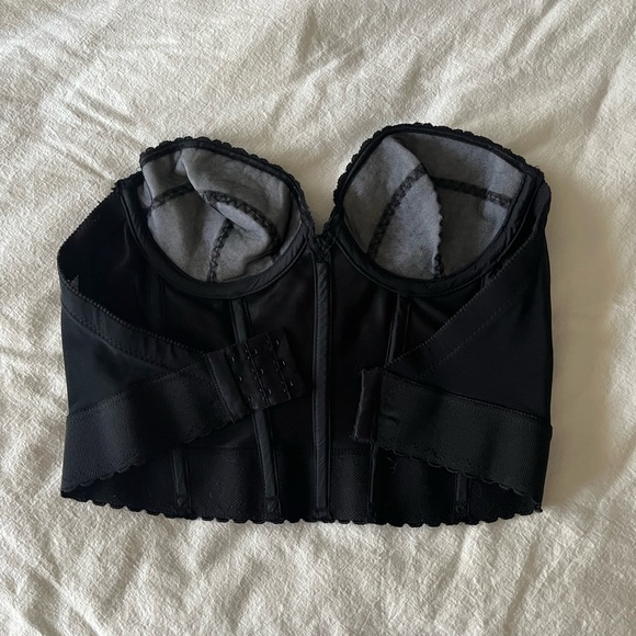 Black vintage corset top - Picture 6 of 6